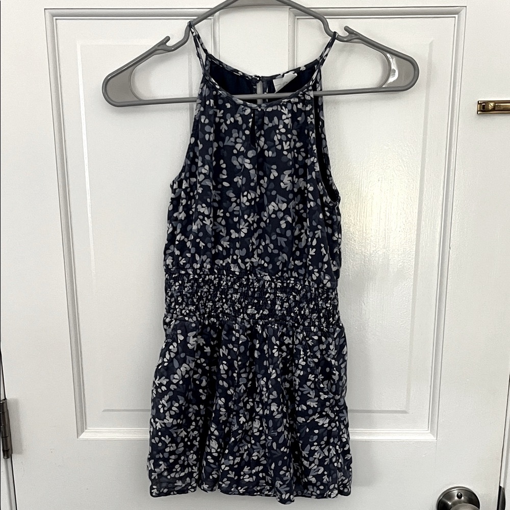 Abercrombie Kids Navy Floral Romper